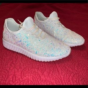 iridescent sparkle sneaker